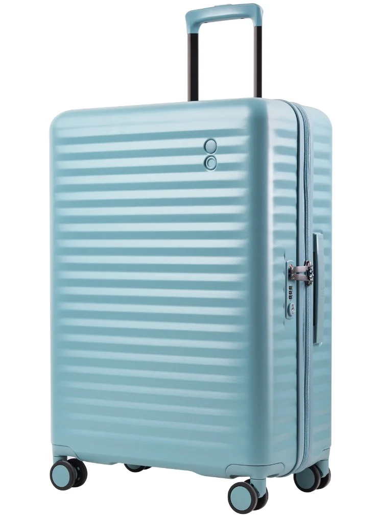 Echolac  Celestra 75 Cm Hardcase 4-Double Wheeled Expandable Check-In Luggage Trolley - Slate Blue  | Best Price UAE
